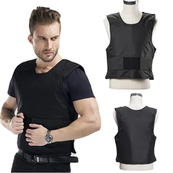 New 1 Layer Stab Resistant Vest Lightweight Soft For Police Use O-Neck Covert Schutzweste Tatico Self-Defense Anti Cut Clothing