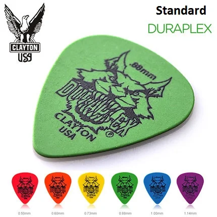 Clayton Duraplex Delrin Pick Plectrum Mediator All Shape