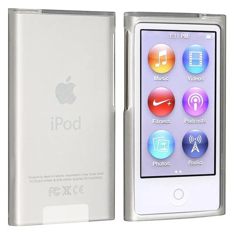 Frost Clear Soft TPU Gel Rubber Silicone Case for Apple iPod Nano 7th Gen 7 7G nano7 Skin Cover coque fundas