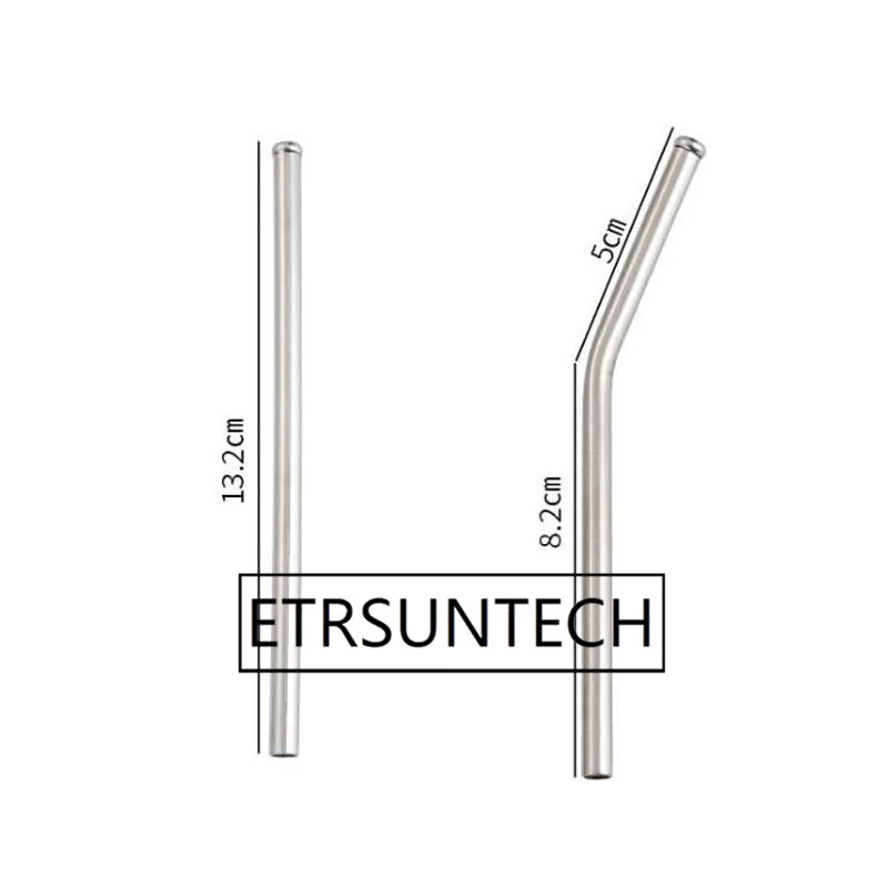 

1000Pcs 13cm Stainless Steel Straws Metal Reusable Drinking Straw Anti Scratch For Home Party Barware Bar Accessories