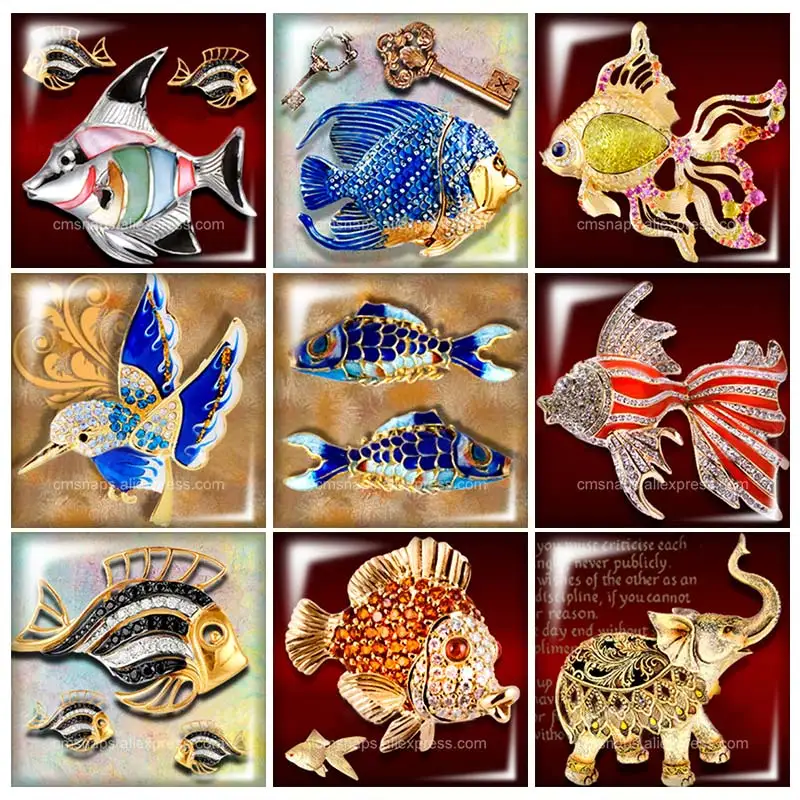 Beauty Vintage Fish Birds High heels 12mm/20mm/25mm/30mm Square glass cabochon flat back DIY Jewelry Findings Components