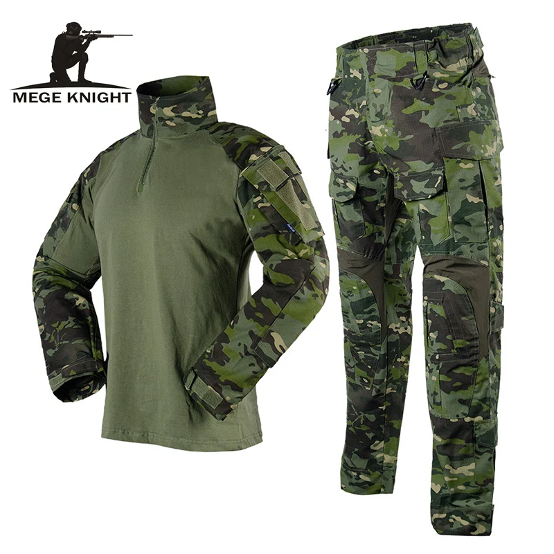 Mege – uniforme tactique des Forces spéciales, costume de soldat, chemise et pantalon tactiques Airsoft