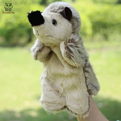 Children Animal Hedgehog Plush Toy Stuffed Hand Puppet