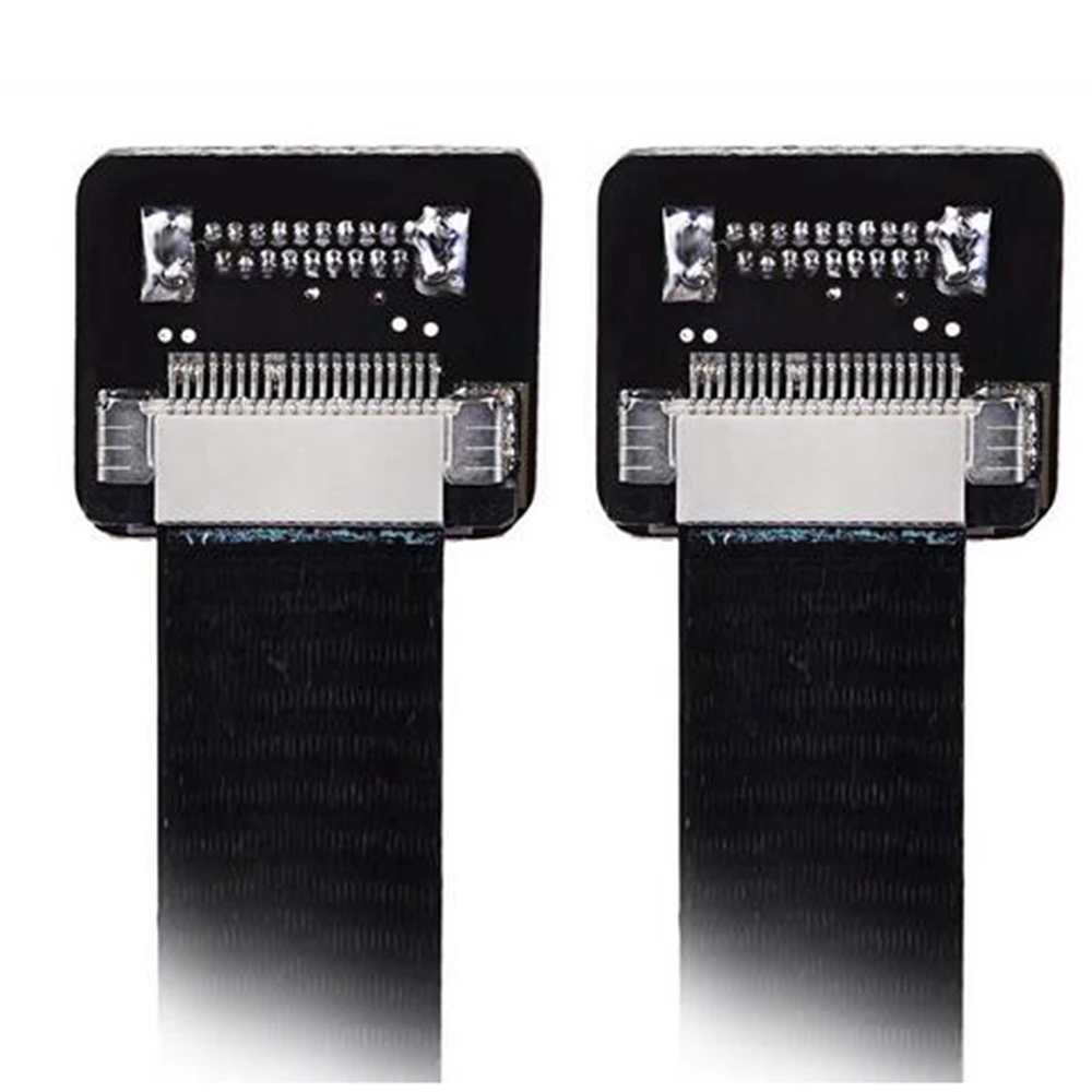 100 шт./пакет FPV FPC плоский кабель 0,5 мм Шаг 20 контактов для HD-совместимого HDTV мультикоптера аэрофотосъемки 5 см-100 см