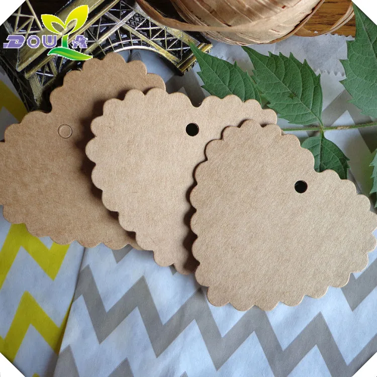 Love Kraft Paper Tag Diy Tag Handmade Lace Baking Box Bag Decoration Elevator Listing