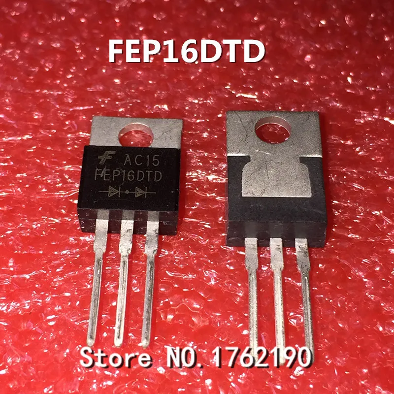 

50PCS/LOT FEP16DTD TO-220 16A/200V Fast Recovery Diode