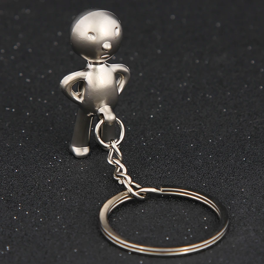 Doll Pendant Keychain Novelty Casual Women Men Jewelry Gift Funny Mr.P Boy Key Chain Ring Holder Creative Car Keyfobs J064