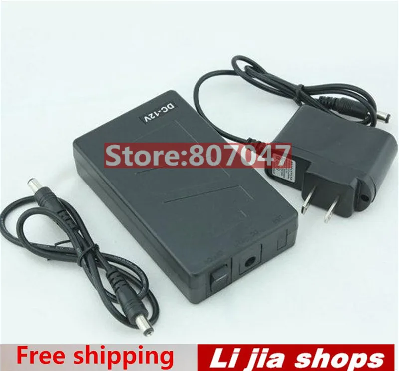 DC-12180 Portable DC 12V 1800mah Rechargeable Li-ion Lithium Battery for CCTV camera