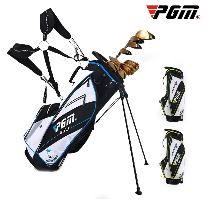 Ultra Light! PGM Golf Bag Waterproof Men Women Caddy Golf Cart Tripod Rack Stuff Golf Bag Women Bracket Gun Stand Bag 14 Sockets