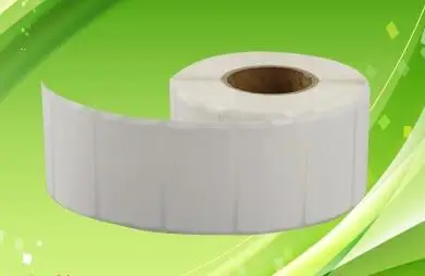 50mm*30mm*1000pcs/roll Blank a fragile paper adhesive barcode sticker printing package