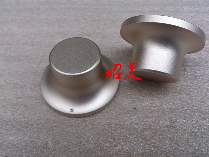 Diameter 48 shank diameter 28 height 26 all aluminum alloy solid volume knob audio power discharge position knob 48X28X26MM-5PCS