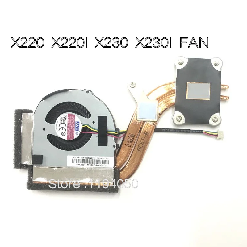 

Laptop Cooling Fan with Heatsink For X220 X220i X230 X230I Series FRU: 04W0435 04W1774 04W6921