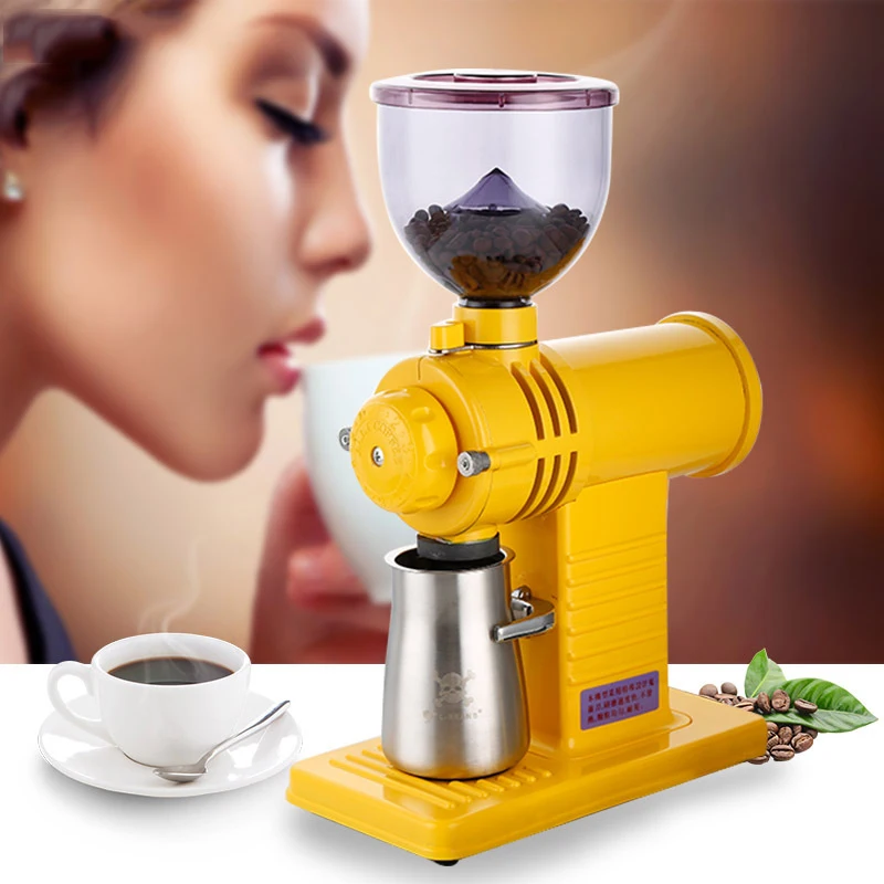 Moulin à café électrique Ghost, coupe-dents, petit pistolet en acier, avec tamis à poudre, molinilo Cafe 110V/220V G1901028
