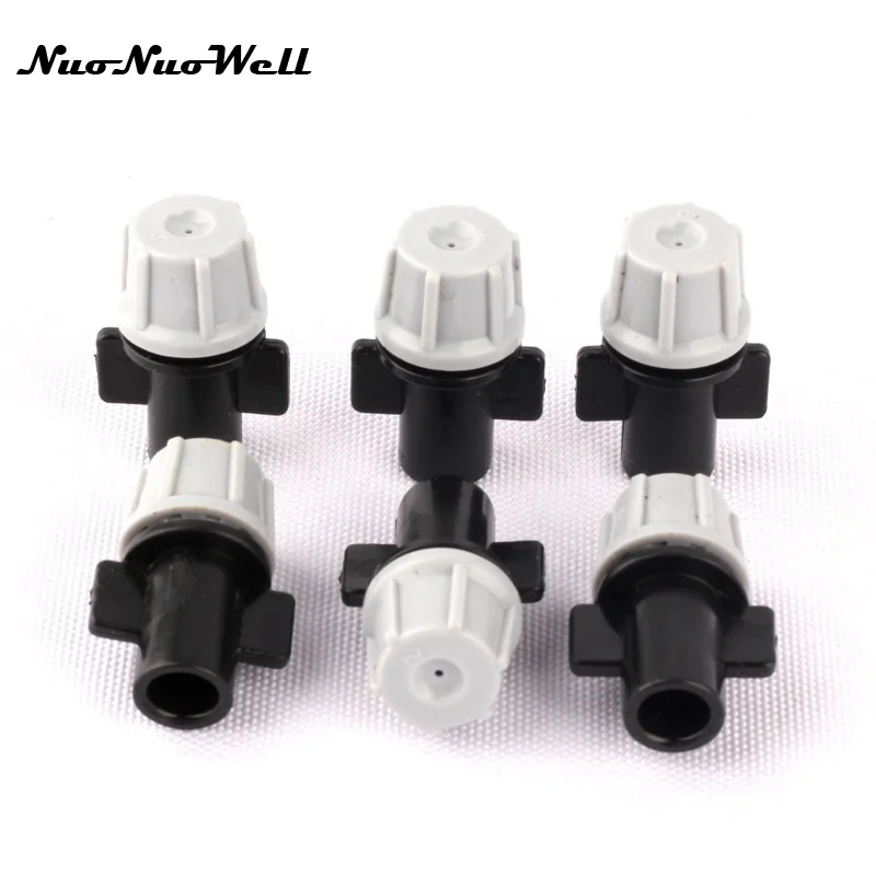 Adjustable Sprinkler for Garden, Micro Irrigation, Plant Watering, Nozzle, Greenhouse Sprinkling, 6mm, 10Pcs