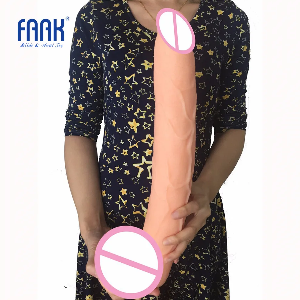 

FAAK 15.5 inch super long dildo Big dick horse huge penis realistic sex toys for women vagina stimulate anal stuffed sex shop