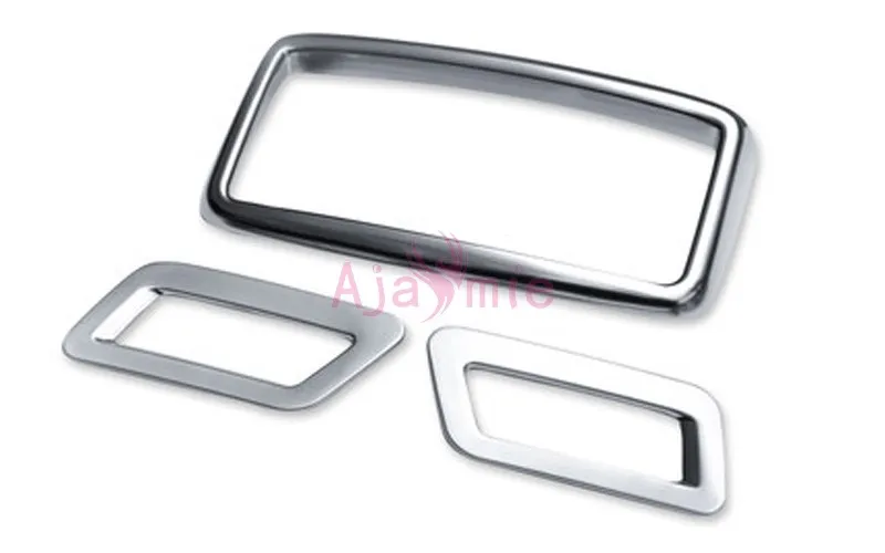 Rear Seat Air Conditonnal Vent Cover Panel Trim AC Outlet Chrome Car Styling 2014-2017 For Nissan X-trail Xtrail Accessory