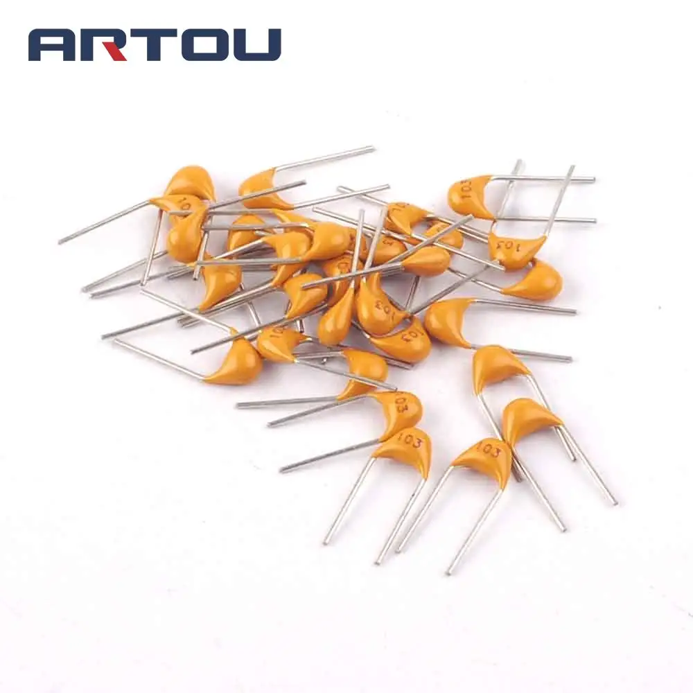 100PCS 0.01UF 50V 103 A Più Strati di 10NF Monolitico Condensatore di Ceramica