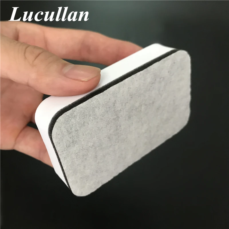 Lucullan Design Non-Woven Fabric Nano Paint Coating Sponge Car Liquid Ceramic Coat Auto Glass Care Protection Applicator