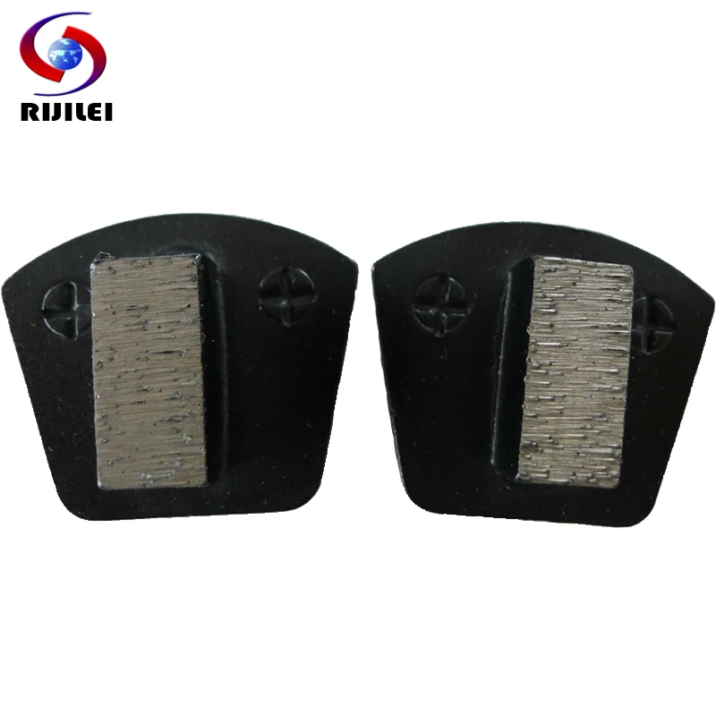 RIJILEI 30 PCS Diamond Grinding Disc Scraper Cutting Blade For Concrete Floor Strong Magnetic Diamond Griding Shoes Plate P30