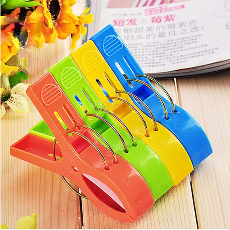 Clip Lounger 4pcs/set Beach Towel Sun Clothes Sunbed Peg Pool Cruiseship Top Useful Clothes Pins