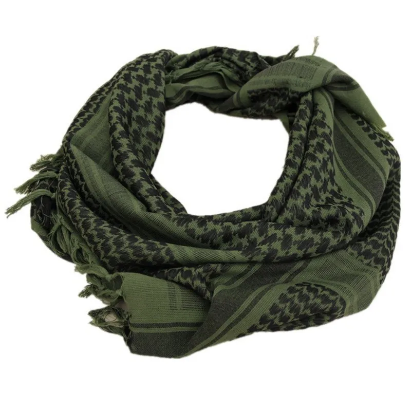 Winter Outdoor Tactical Camo Scarf Arab Breathable Headband Desert Scarf Outdoor Camping Hiking Scarf Neck Bag Shemagh