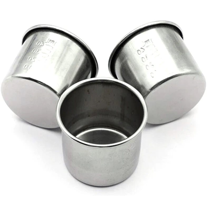 304 stainless steel medicine cup with scale10pc/lot