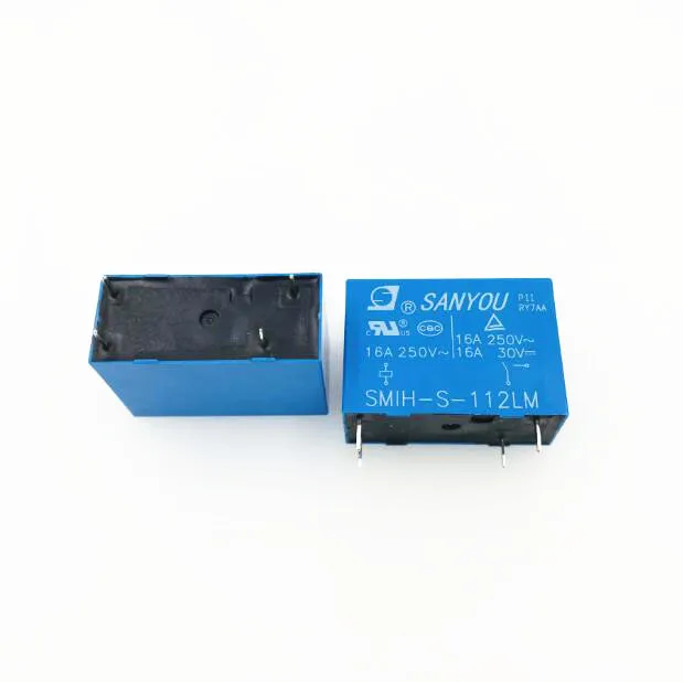 

ГОРЯЧАЯ НОВОЕ реле 12 В SMIH-S-112LM SMIHS112LM 12 В 12 В постоянного тока 12 В 16 А 250 В переменного тока 4 контакта