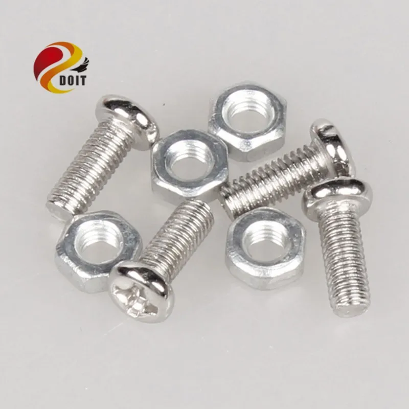 10ชิ้น/ล็อตโลหะพวงมาลัยสำหรับโลหะแขนหุ่นยนต์เซอร์โว Mount + สกรู