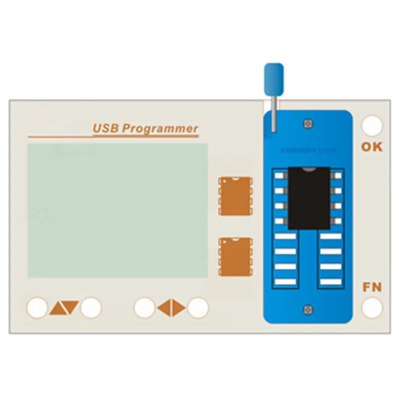 Offline Automatic Programmer USB High Speed Programmer EEPROM FLASH AVR STM32 STM8 High Accuracy English Version For Chip Test