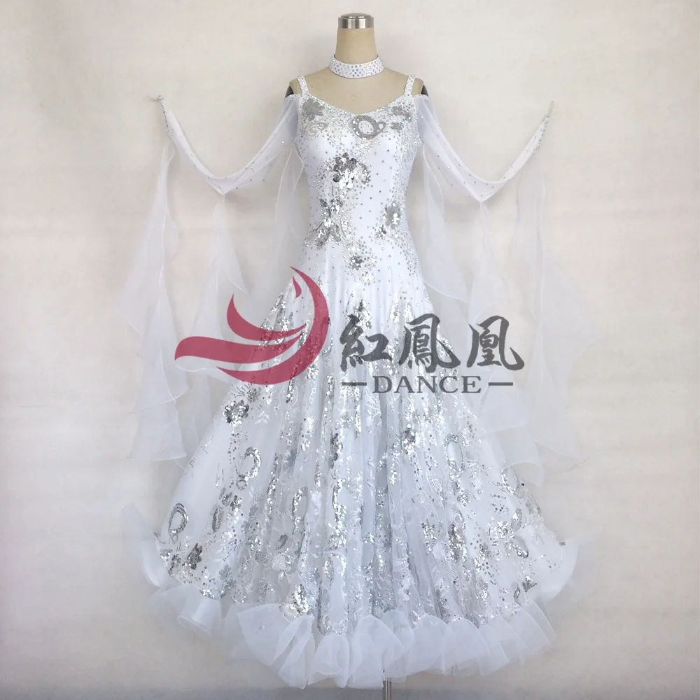 

High-end International Standard Ballroom Smooth Dance Competition Dress, /Ballroom Standard Tango Waltz Dance Dress