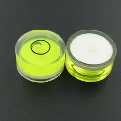 Universal Bubble Level Bullseye Spirit Level Vial 18*9mm Circular Horizontal Measuring Instrument 1 PCS