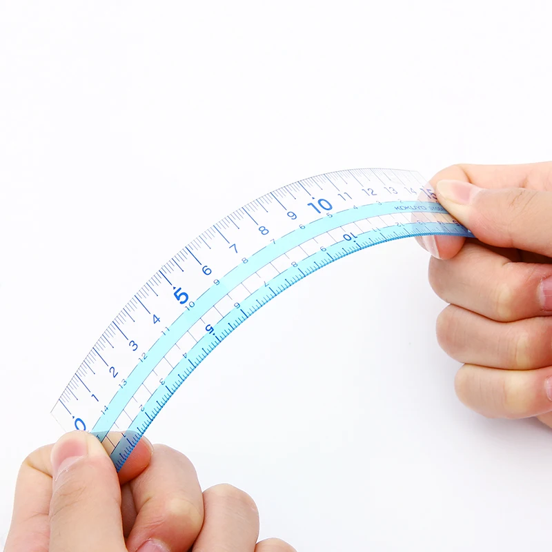 Japan KOKUYO Student Ruler Stationery Protractor Triangular Ruler GY-GBA110 for School Office