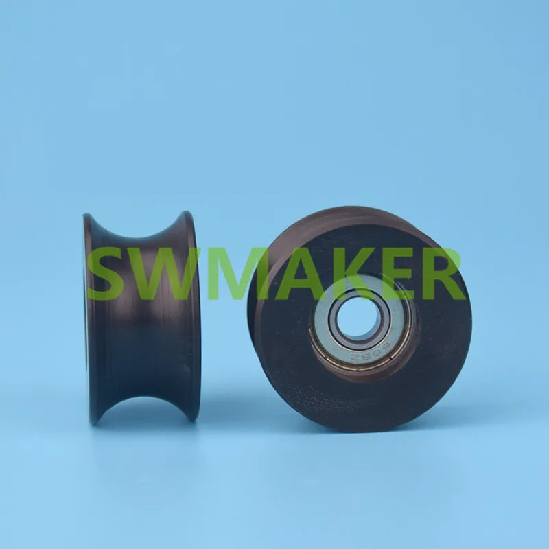 SWMAKER 8*40*20.5mm typ U kółko rowkowane koła wklęsła okrągły torba nylonowa wtrysku tworzyw sztucznych plastikowe koło pasowe BU0840 przewodnik,