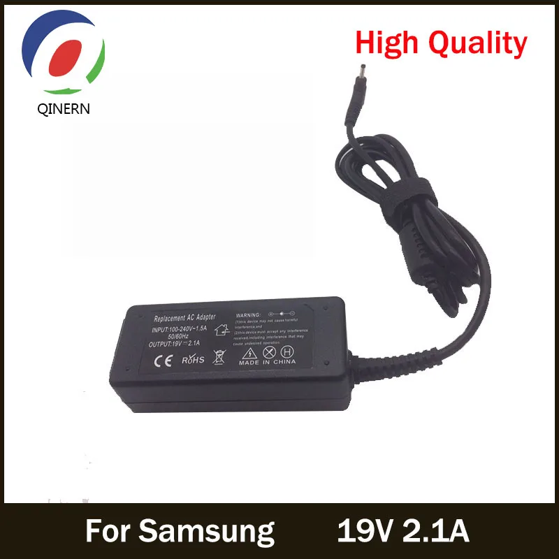 QINERN 19V 2.1A 40W power supply for laptop AC Adapter Charger For Pour Samsung NP900X1A-A01US Notebook Adapter Accessories