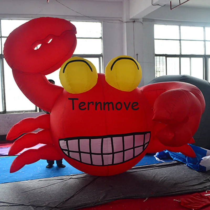 

Giant inflatable crab,inflatable crawfish shrimp lobster model Outdoor advertising Ocean theme Decor replica mascot