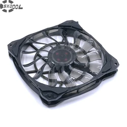 PC Fan 120mm Dünne 15mm Dicke, Ruhig Computer Kühlung Fans, 53,6 CFM 120X15mm PWM Gesteuert mit De-vibration Gummi