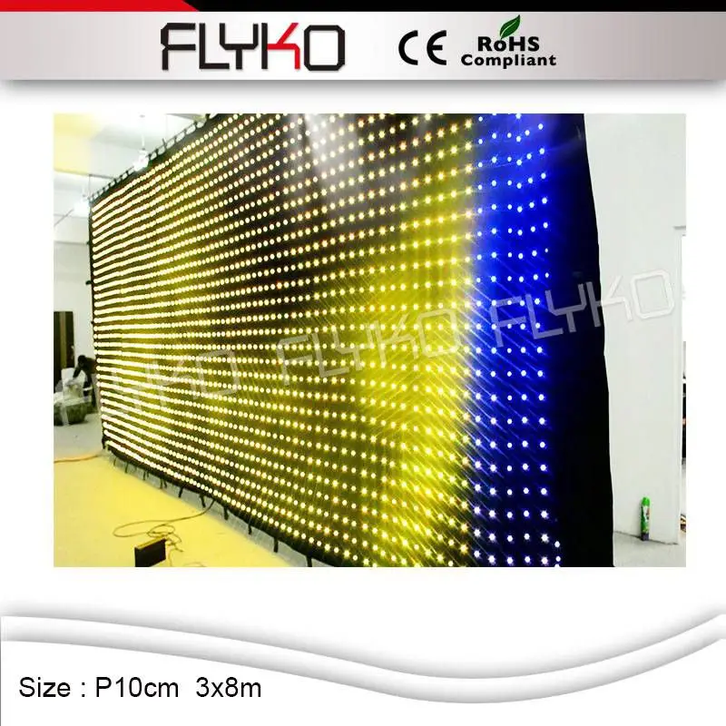 NEW Products colorful xxx photos pure soft flexible led display led flexible curtain / soft xxx videos