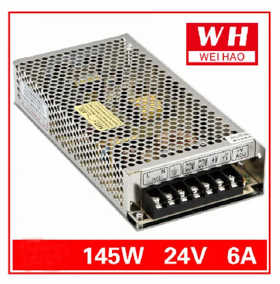 CNC 24V 6A Регулируемый импульсный источник питания AC 220V to DC24V 145W/DC24V/6A