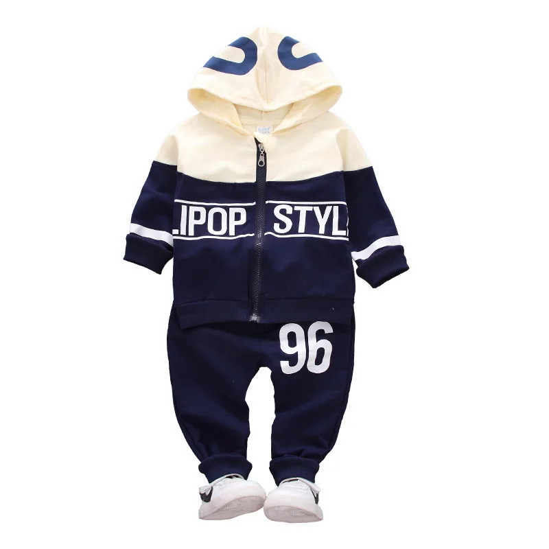 New Autumn Newborns Clothes For Girls Baby Clothes Children Boys Hooded Jacket Pants 2Pcs/Sets Infant Sportswear Kids Tracksuits