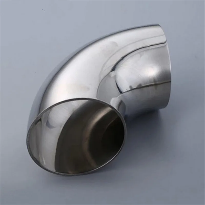 25mm O/D 304 Edelstahl Sanitär Weld 90 Grad Ellenbogen Rohrfitting