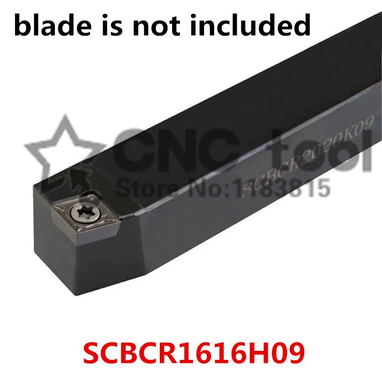 SCBCR1616H09 Toolholder 16*16*100 Mm Tiện CNC Dụng Cụ, 75 Độ Bên Ngoài Biến Dụng Cụ, máy Tiện Dụng Cụ Cắt
