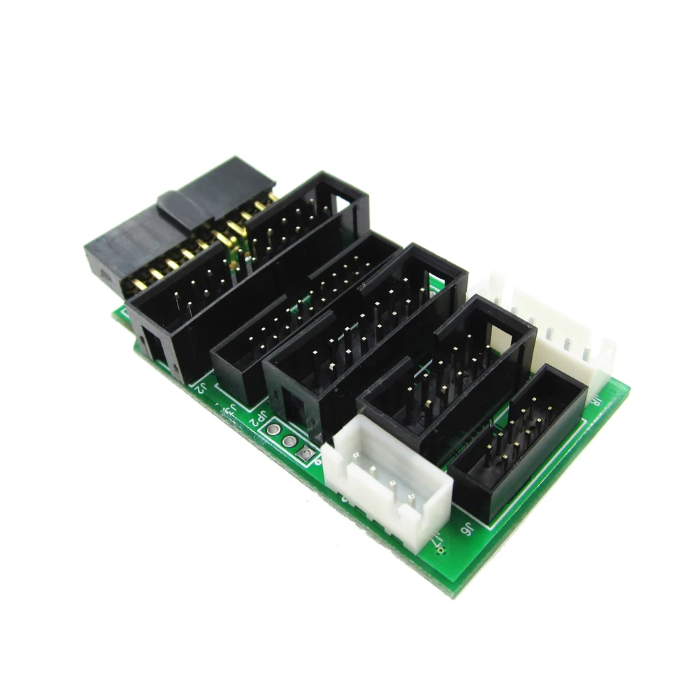 JLINK V9 Emulator Kit Simulator with Convert board USB cable Black color debugging tools, AMR Emulator support JTAG/Cortex/STM32