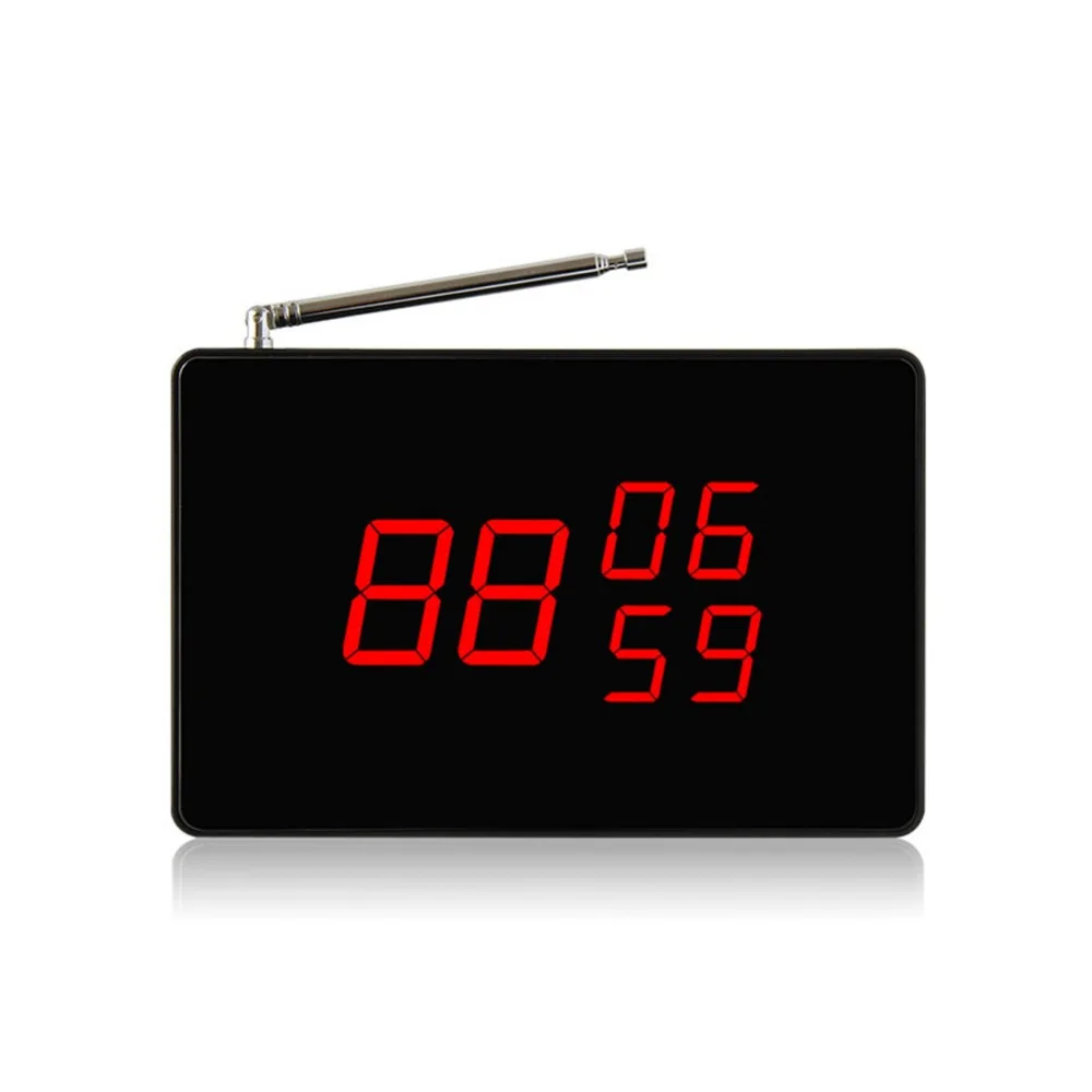 

SINGCALL Wireless Calling Screen Display for Building Site with Voice Reporting, Screen Display Receiver SC-R10GX