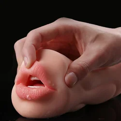 Realistic Vagina Male Masturbator Anal Plug Sex Toys for Men Oral Mouth Aircraft Cup Pussy Masturbation  for Man Intimate Goods