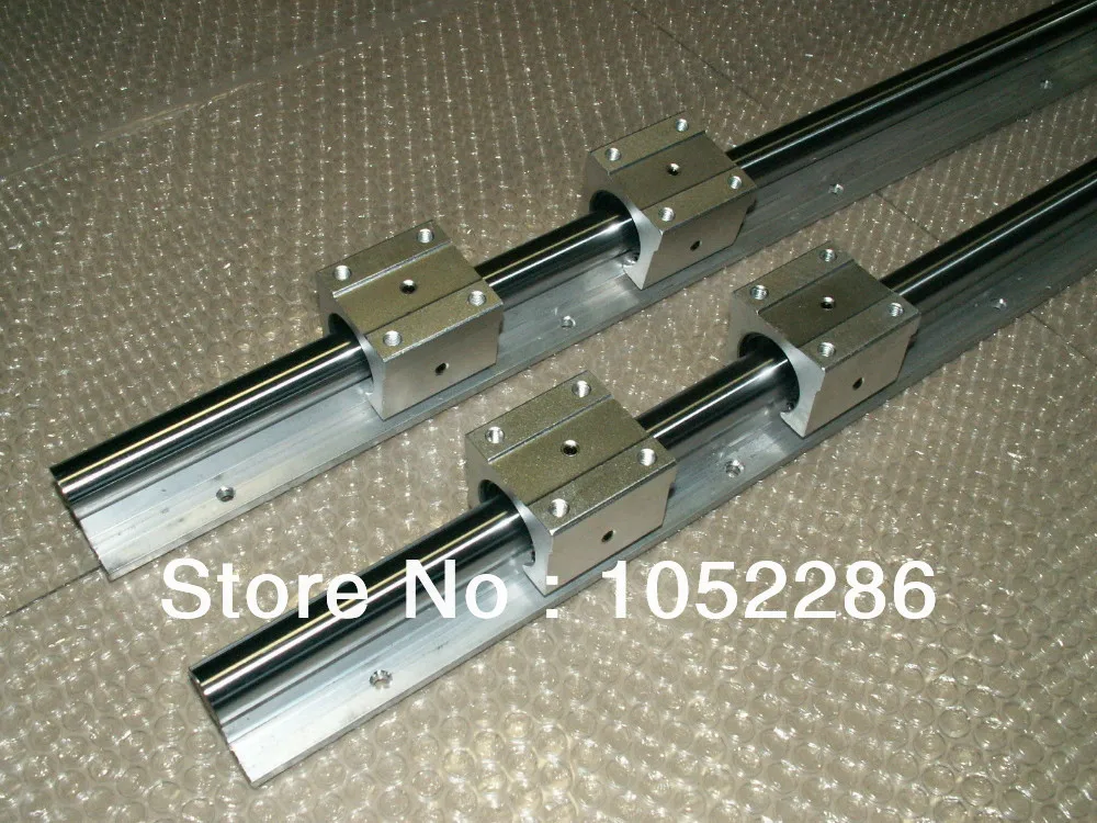 SBR12-300/SBR16-500/SBR20-800mm fully support linear rail (6 Rail)+12 SBR linear block image 2
