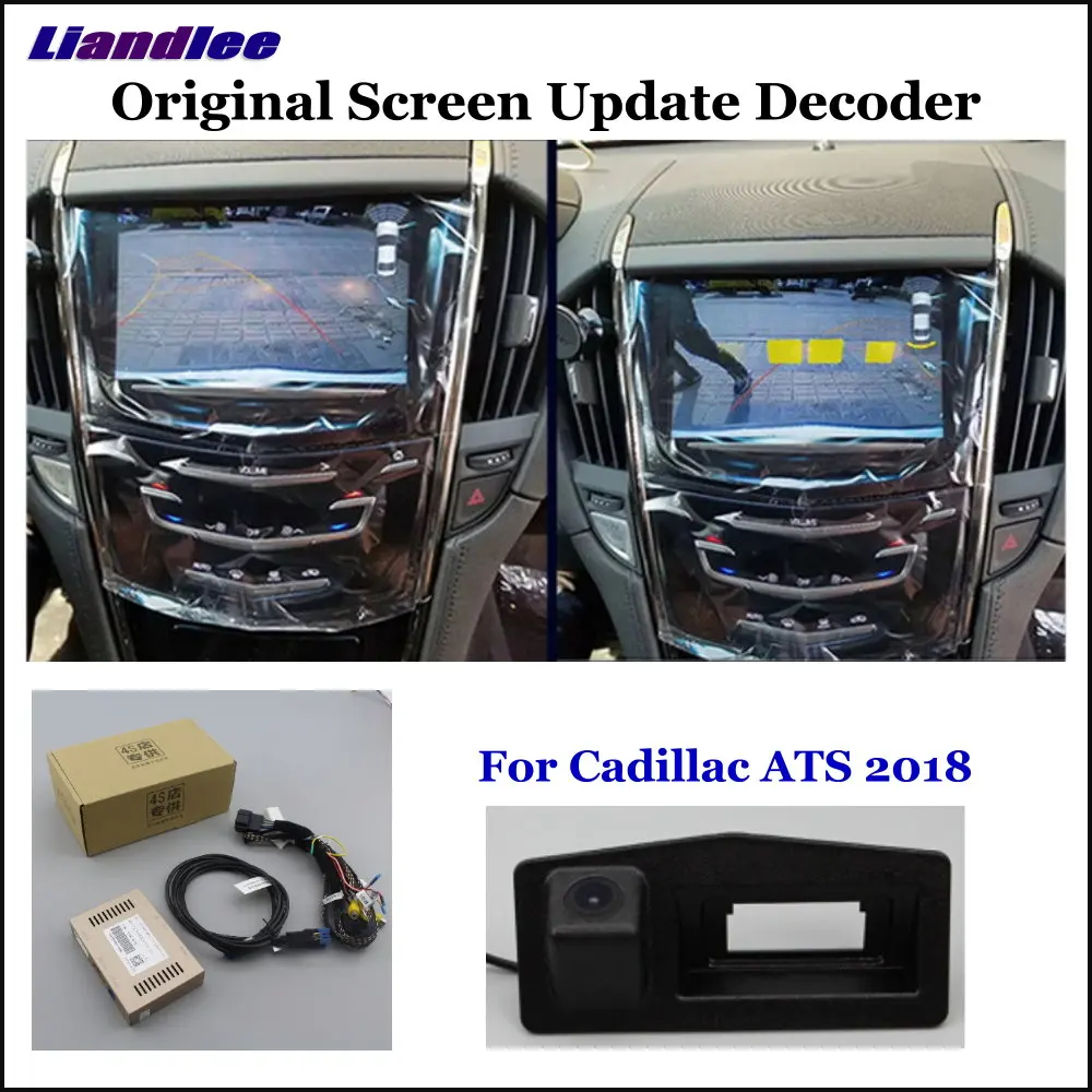 

For Cadillac ATS 2014-2019 Car Front Rear View Camera Backup Reverse Parking CAM Full HD CCD Decoder Accesories