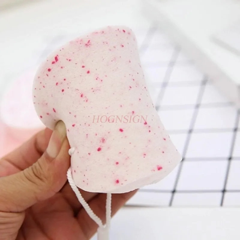 2 pçs lavagem rosto maquiagem rosto esponja puff limpeza espessamento limpeza profunda natural antibacteriano venda