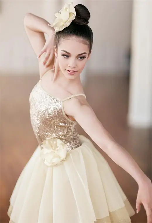 Girls Ballet Dancing Dress Children\'s Adult Ballet Performance Skirt Female Gold Yarn Fluffy Tutu Costumes Stage Costume D-0435