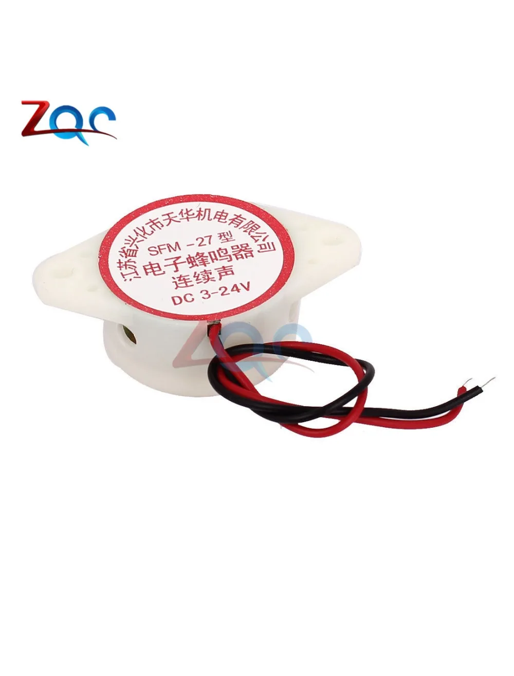 2PCS SFM-27 DC 3-24V 90DB Intermittent Beep Alarm Electronic Buzzer Sounder