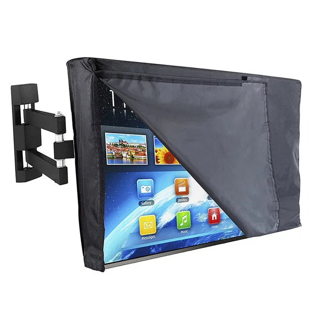 

New Outdoor TV Screen Cover with Transparent Film LCD Television Protector Rainwater Ultraviolet Dust (Resistant) FC130